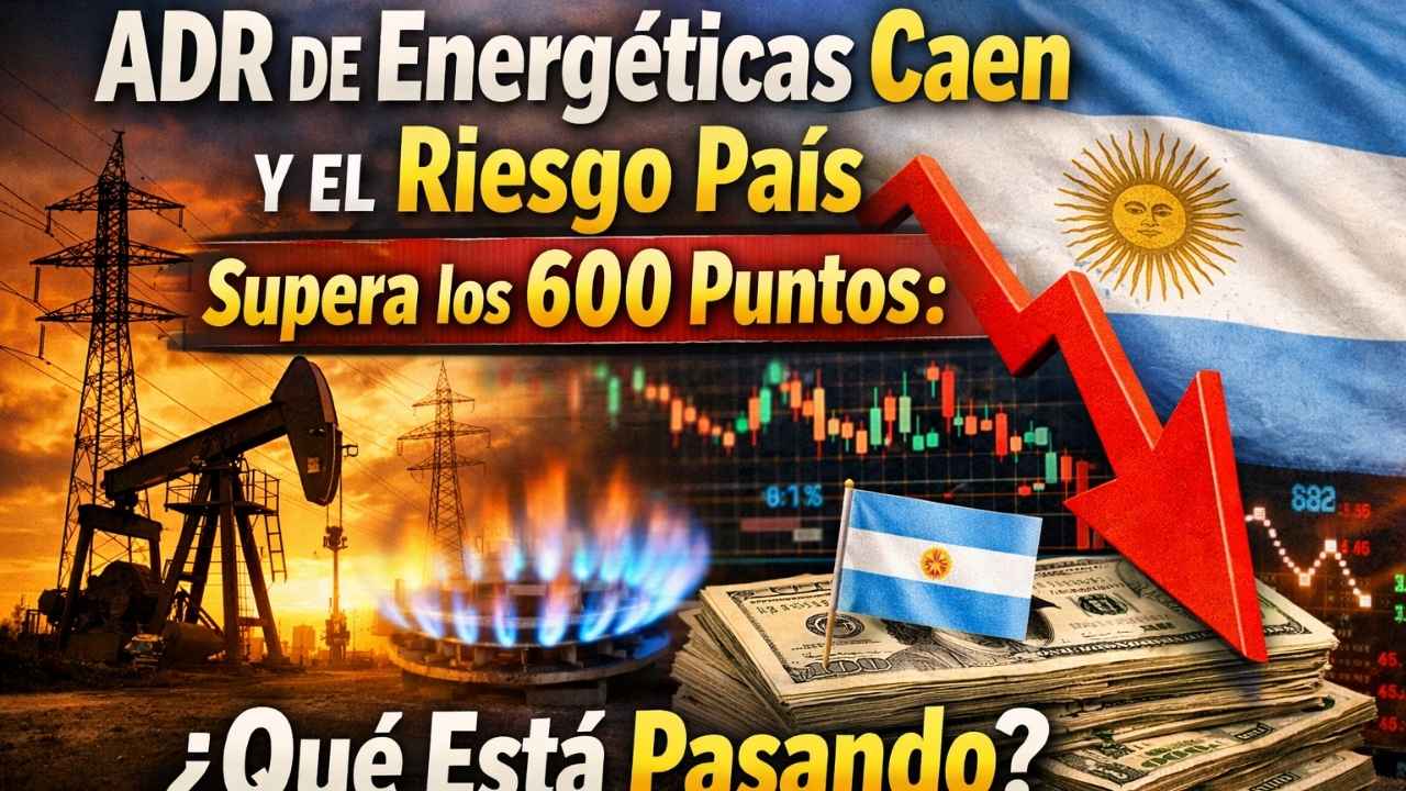 ADR de Energéticas Caen y el Riesgo País Supera los 600 Puntos: Qué Está Pasando