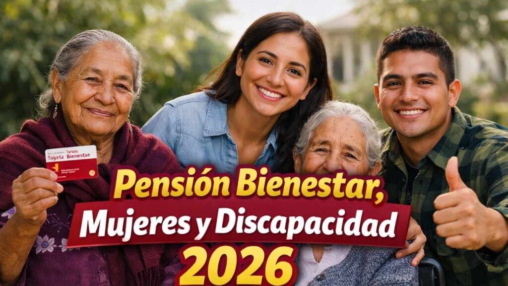 Pensión Bienestar, Mujeres y Discapacidad 2026: hoy viernes 20 de abril cobran beneficiarios según letra del apellido