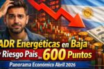 ADR Energéticas en Baja y Riesgo País Supera los 600 Puntos: Panorama Económico Abril 2026