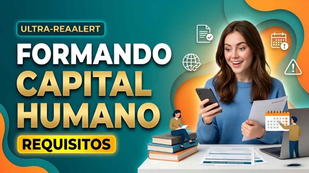 Requisitos del nuevo programa Formando Capital Humano: quiénes pueden acceder, cómo inscribirse y fechas de pago 2026