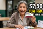 Programa Bienestar abril 2026 – tarjeta con $7,500 pesos, requisitos y fechas de pago